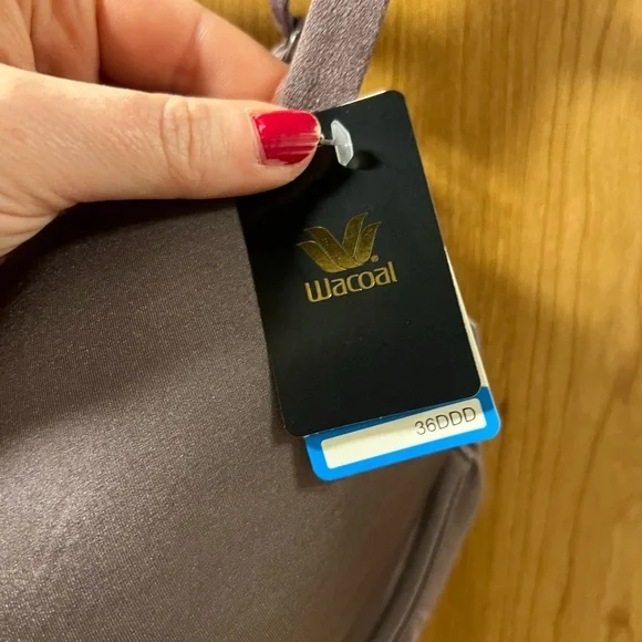 NWT *Flawed* WACOAL Ultimate Side Smoother T-Shirt Purple Bra 🪻 Size 36DDD - Picture 7 of 16